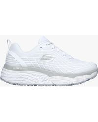 Skechers - 108016Ec/Wht Max Cushioning Elite Sr Occupational Shoes Textile - Lyst