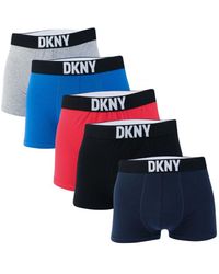 DKNY - Walpi 5 Pack Trunk Boxershort In Multi Kleur - Lyst