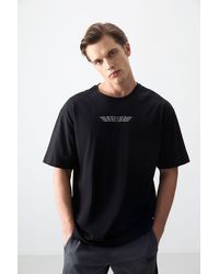 TOMMY LIFE - Oversized Cotton Logo T-Shirt - Lyst