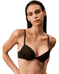 Calvin Klein - Ck Attraction Push-Up Plunge Bra - Lyst
