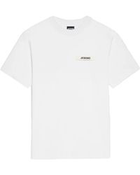 Jacquemus - Gros Grain Logo-Patch T-Shirt - Lyst