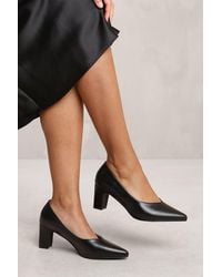 Where's That From - Wheres 'Ava' Block Heel With Pointed Toe - Lyst