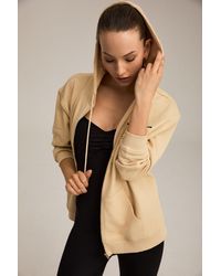 Grimelange - Oversized Hooded Zipper Sweatshirt - Lyst