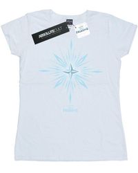Disney - Ladies Frozen 2 Elsa Signature Snowflake Cotton T-Shirt () - Lyst