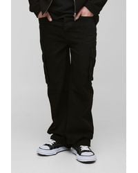 BoohooMAN - Tall Relaxed Rigid Cargo Jeans - Lyst