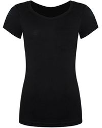 Vans - Off The Wall Round Neck Short Sleeve Slinger T-Shirt Vvzqblk Polyester/Rayon - Lyst