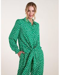 Blue Vanilla - Abstract Polka Dot Oversized Shirt - Lyst