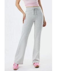 Busem - Elastische Taille Flared Leg Broek - Lyst