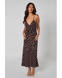 Urban Bliss - Animal High Neck Maxi Dress - Lyst