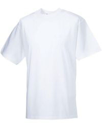 Russell - Russell Zwaargewicht T-shirt (wit) - Lyst