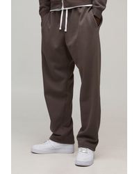 BoohooMAN - Essential Washed Baggy Drop Crotch Jogger - Lyst
