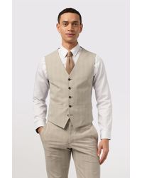 Antique Rogue - Single Breasted Five Button V-Neck Slim Fit Suit Waistcoat - Lyst