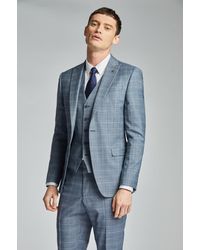 Ted Baker - Dusty Tonal Check Slim Jacket - Lyst