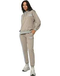 Tom Barron - Damen Bedruckter Gerippter Trainingsanzug-Set Lady Boss - Lyst