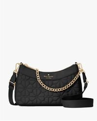 Kate Spade - Flower Quilted Poly Medium Convertible Crossbody - Lyst