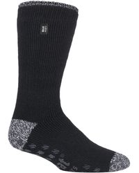 Heat Holders - Twist Stripe Patterned Fleece Lined Slipper Socks - Lyst