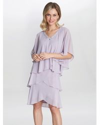 Gina Bacconi - Dawn Tiered Dress And Jacket - Lyst