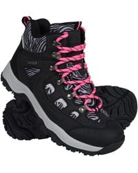 Mountain Warehouse - 'Adventurer' Printed Waterproof Boots Eva Footbed Outdoors Hiking Trekking Shoes - Lyst