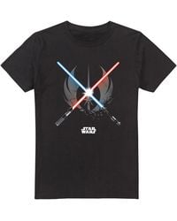 Star Wars - Crossed Blades T-Shirt Cotton - Lyst