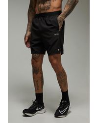 BoohooMAN - Tall Active Perforated Stretch Woven Regular Fit 7Inch Short - Lyst