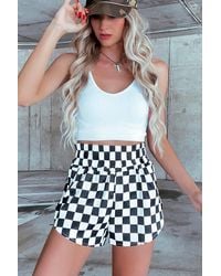 Azura Exchange - Geruite Korte Broek Casual Stijl - Lyst