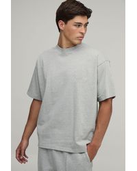 BoohooMAN - Heavyweight Embroidered Oversized T-Shirt - Lyst