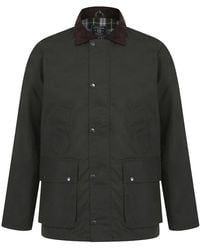 Kensington Eastside - Cotton Wax Jacket With Corduroy Collar - Lyst