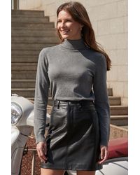 Sosandar - Roll Neck Zip Detail Jumper - Lyst
