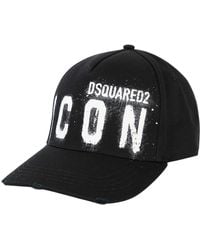 DSquared² - Bcm0533 05c00001 M063 Black Cap - Lyst