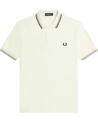 Fred Perry - M3600 Twin Tipped Polo Shirt Cotton - Lyst
