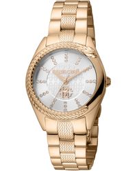 Roberto Cavalli - Rc5L038M0075 4894626190018 Quartz Stainless Steel 5 Atm 32 Mm Watch - Lyst