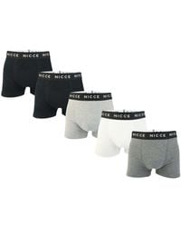 Nicce London - Haunton 5 Pack Boxer Shorts - Lyst