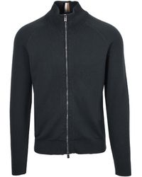 BOSS - H Idino Cardigan Open Cotton - Lyst