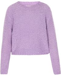 myMo - Pullover Damen Violett - Lyst