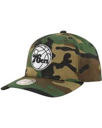 Mitchell & Ness - Nba Philadelphia 76Ers Logo Camo Cap - Lyst
