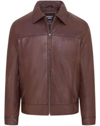 Infinity Leather - Retro Classic Harrington Biker Jacket - Lyst