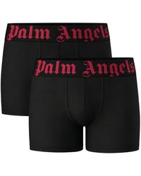 Palm Angels - Two-Pack Contrast Logo Boxer Shorts Cotton - Lyst