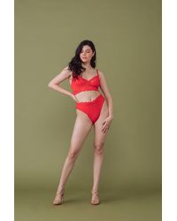 Kilo Brava - Tigerlilly High Leg Brief - Lyst