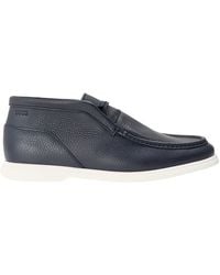 BOSS - Sienne Desb Leather Chukka Boots (Dark) - Lyst