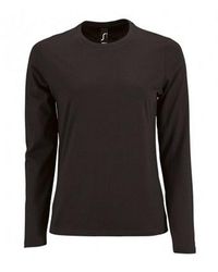 Sol's - Ladies Imperial Long Sleeve T-Shirt (Deep) - Lyst