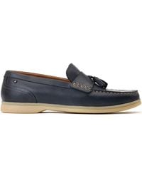 Base London - Bonito Leather Loafer Shoes - Lyst