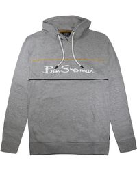 Ben Sherman - Logo Hoodie Cotton - Lyst