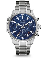 Bulova - Marine Star Watch 96B256 Stainless Steel - Lyst