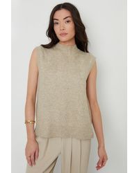 Threadbare - Basket Stitch Knitted Vest Top - Lyst