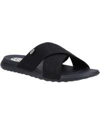 HEYDUDE - Christi Slide Distressed Polyurethane Sandals - Lyst