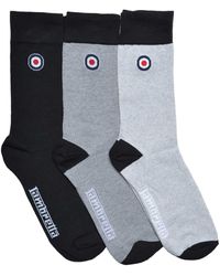 Lambretta - Paisley Socks (Pack Of 3) /Charcoal/ - Lyst