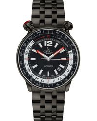 Gevril - Wallabout Swiss Automatic Dial Pvd Watch - Lyst