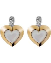 Orphelia - 'debby' Dames 925 Sterling Zilveren Stud Oorbellen - Lyst