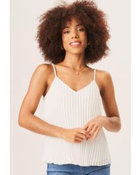 Gini London - Strappy Pleated Cami Top - Lyst