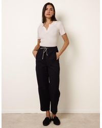 Blue Vanilla - Elastic Waist Drawstring Trousers - Lyst